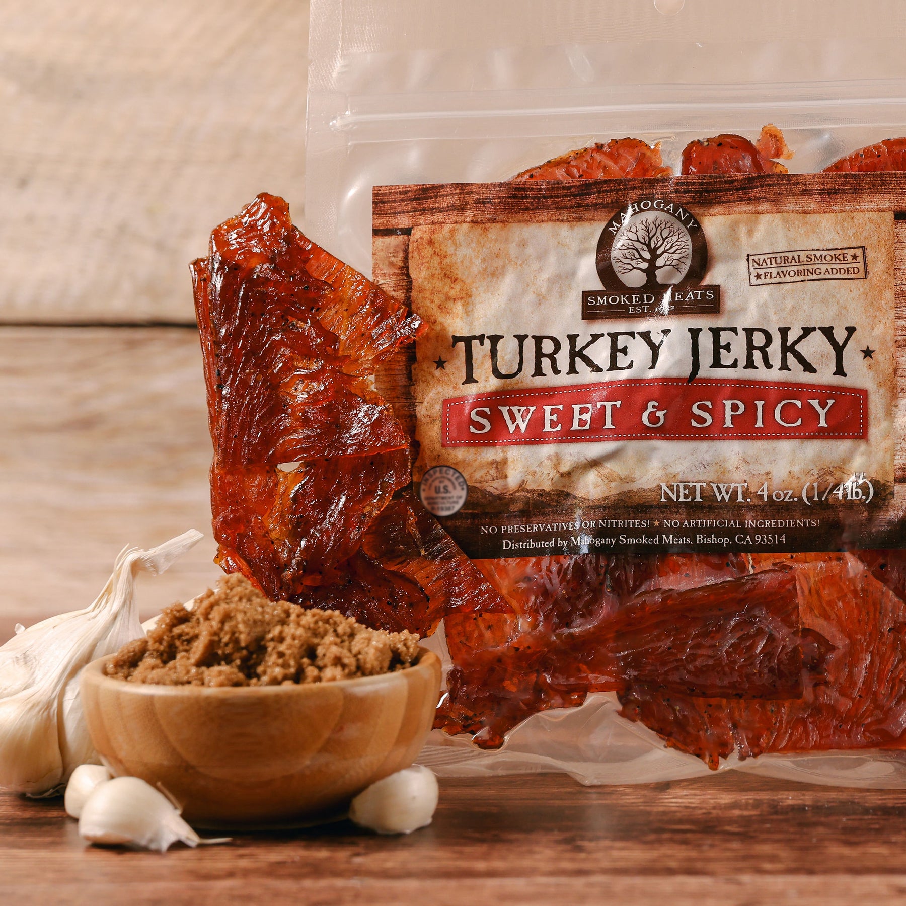 SWEET N SPICY TURKEY JERKY