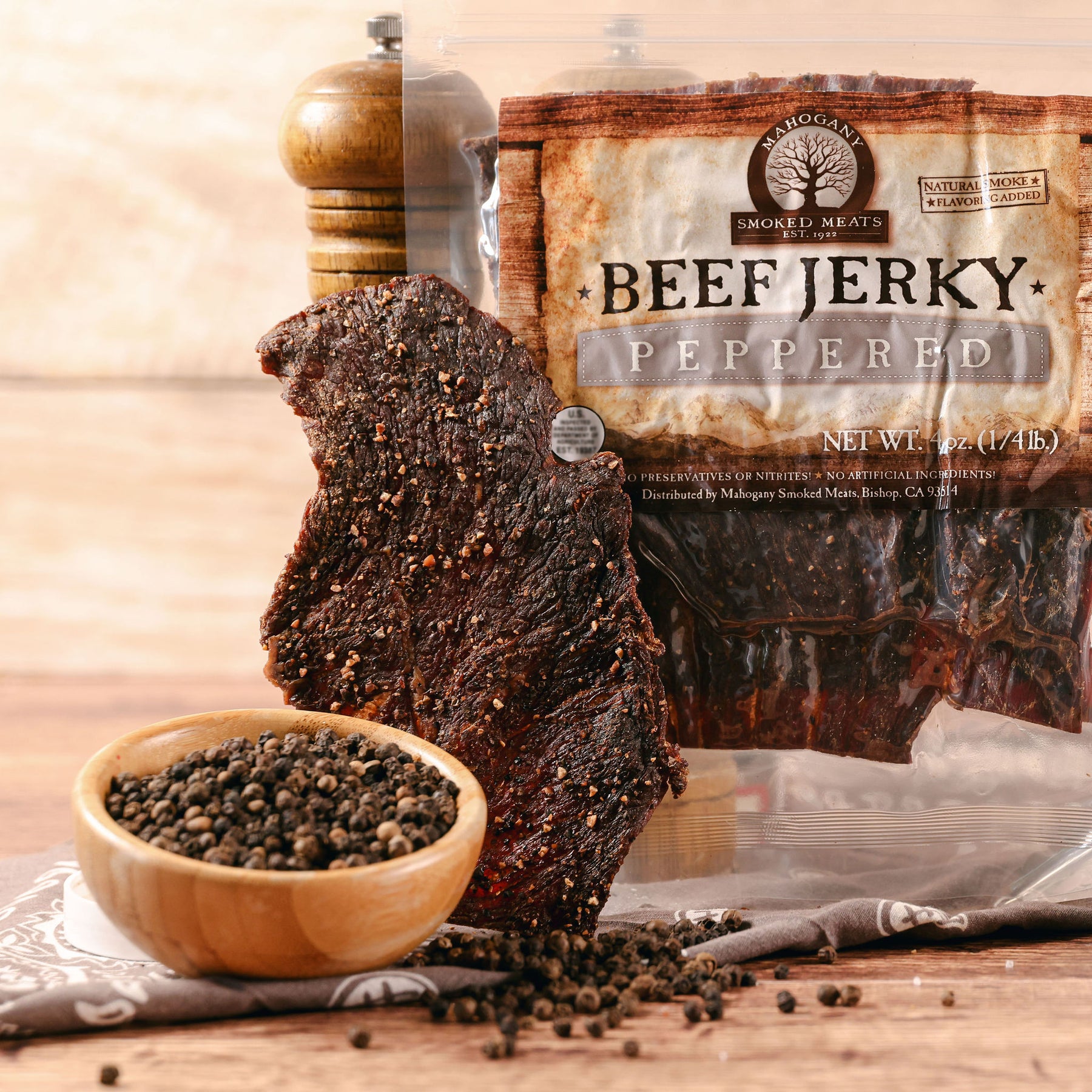 PEPPERED BEEF JERKY