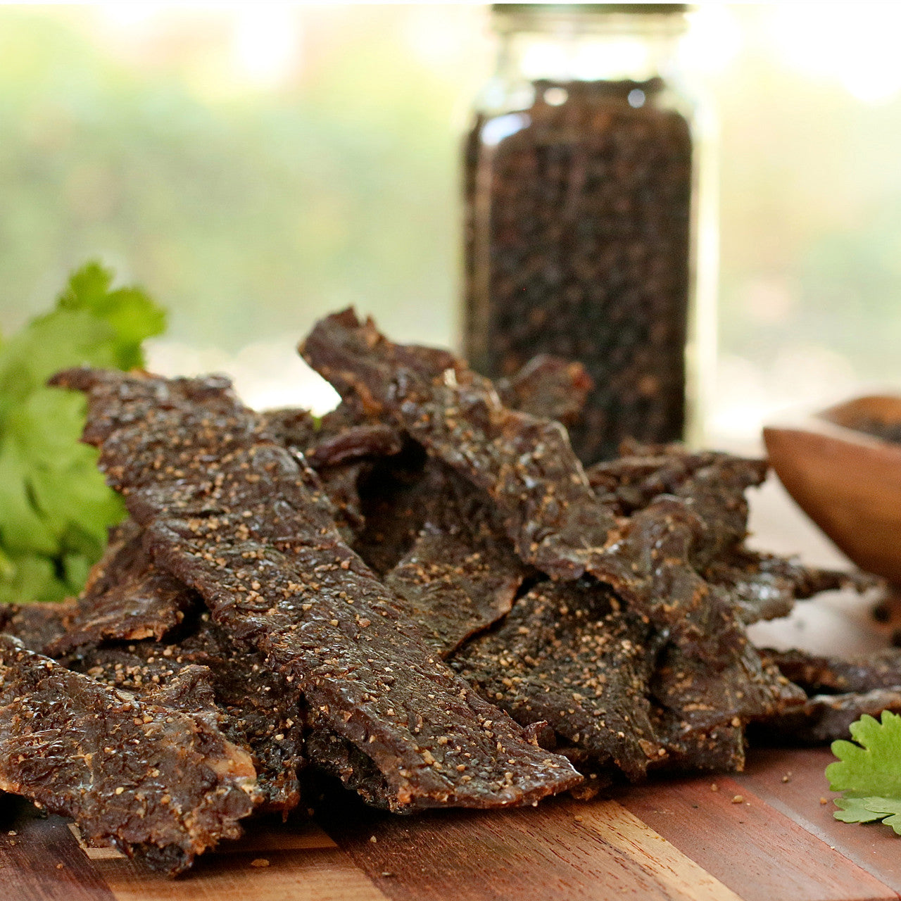 PEPPERED BRISKET JERKY