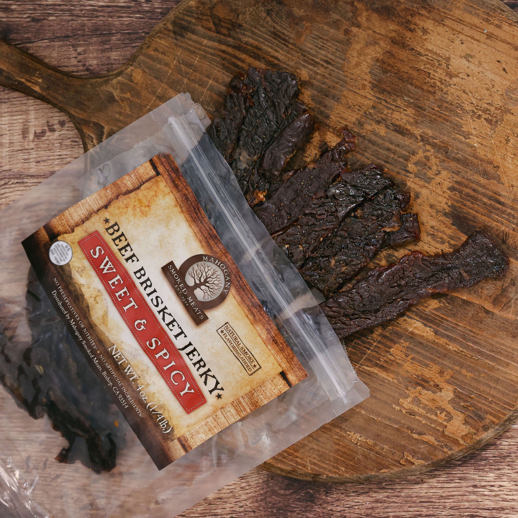 SWEET N SPICY BRISKET JERKY