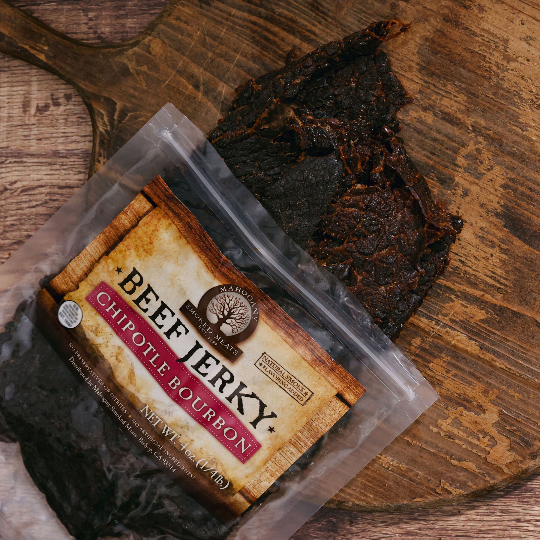 CHIPOTLE BOURBON BEEF JERKY