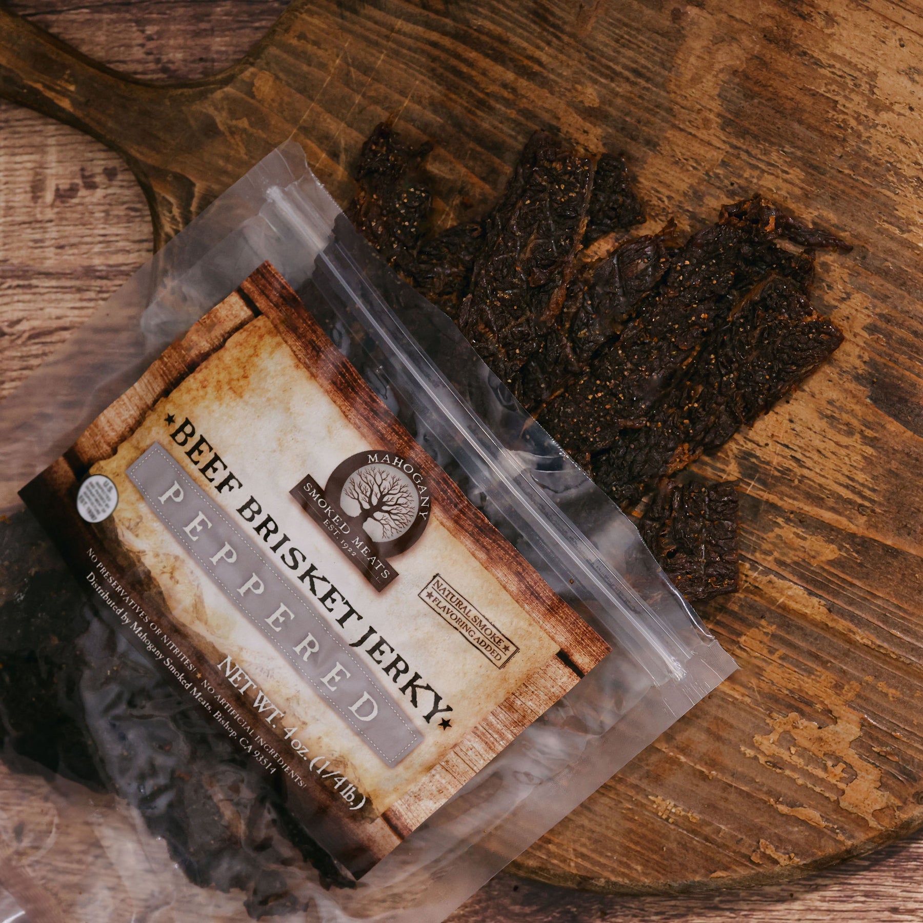 PEPPERED BRISKET JERKY