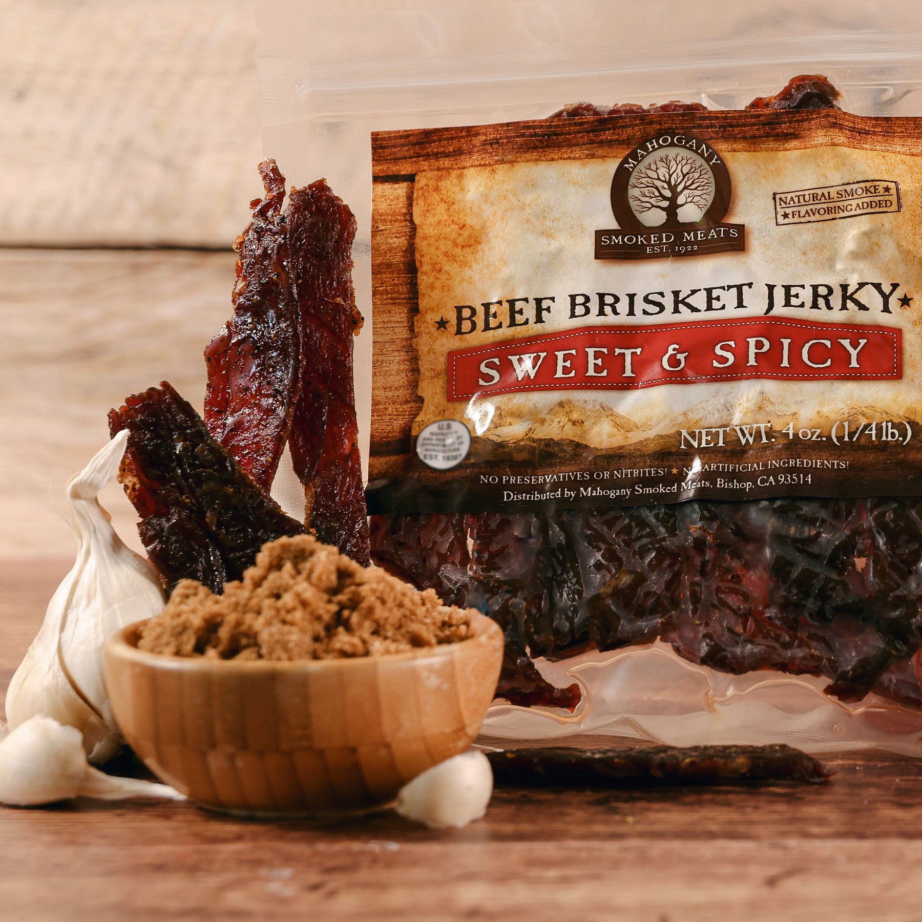 SWEET N SPICY BRISKET JERKY