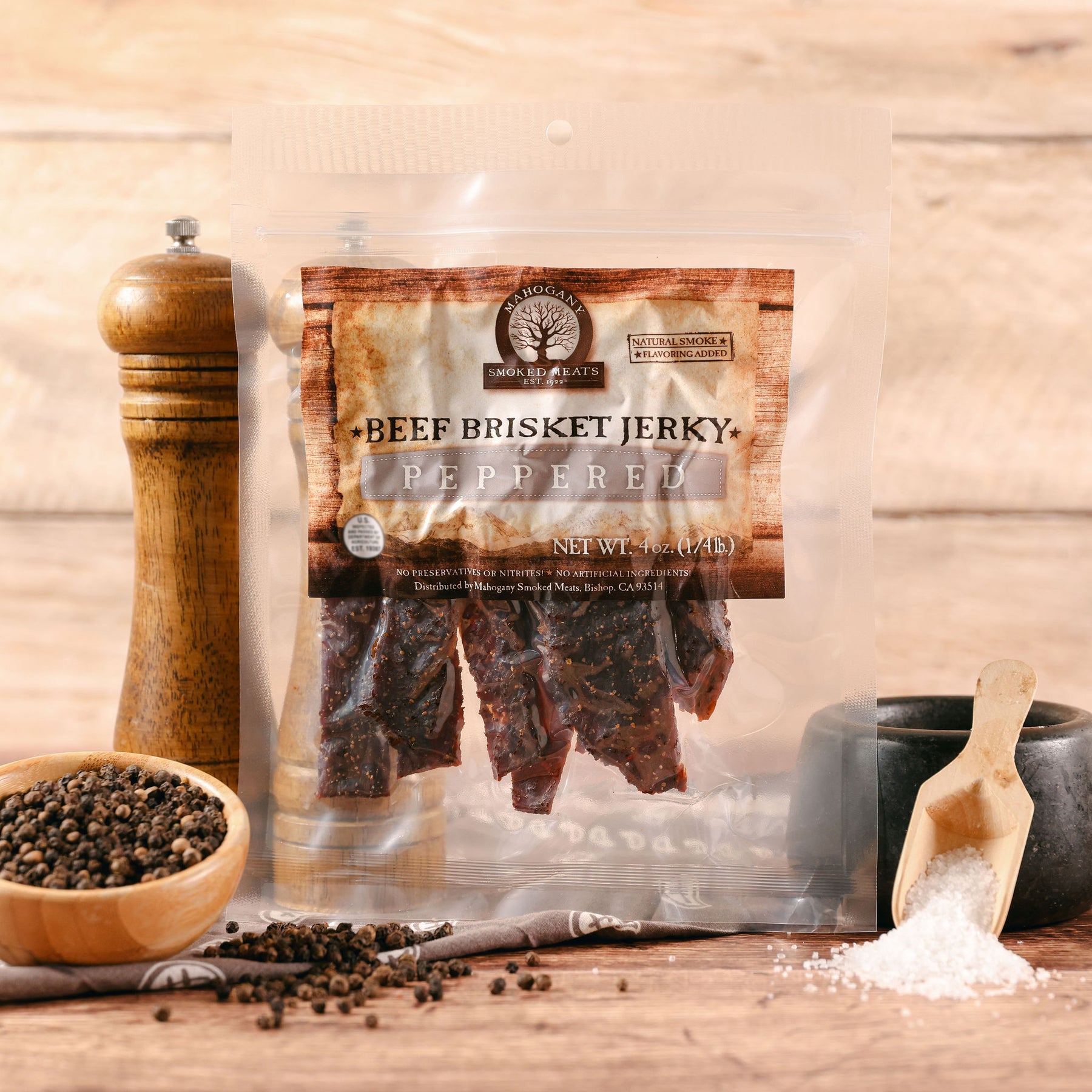 PEPPERED BRISKET JERKY