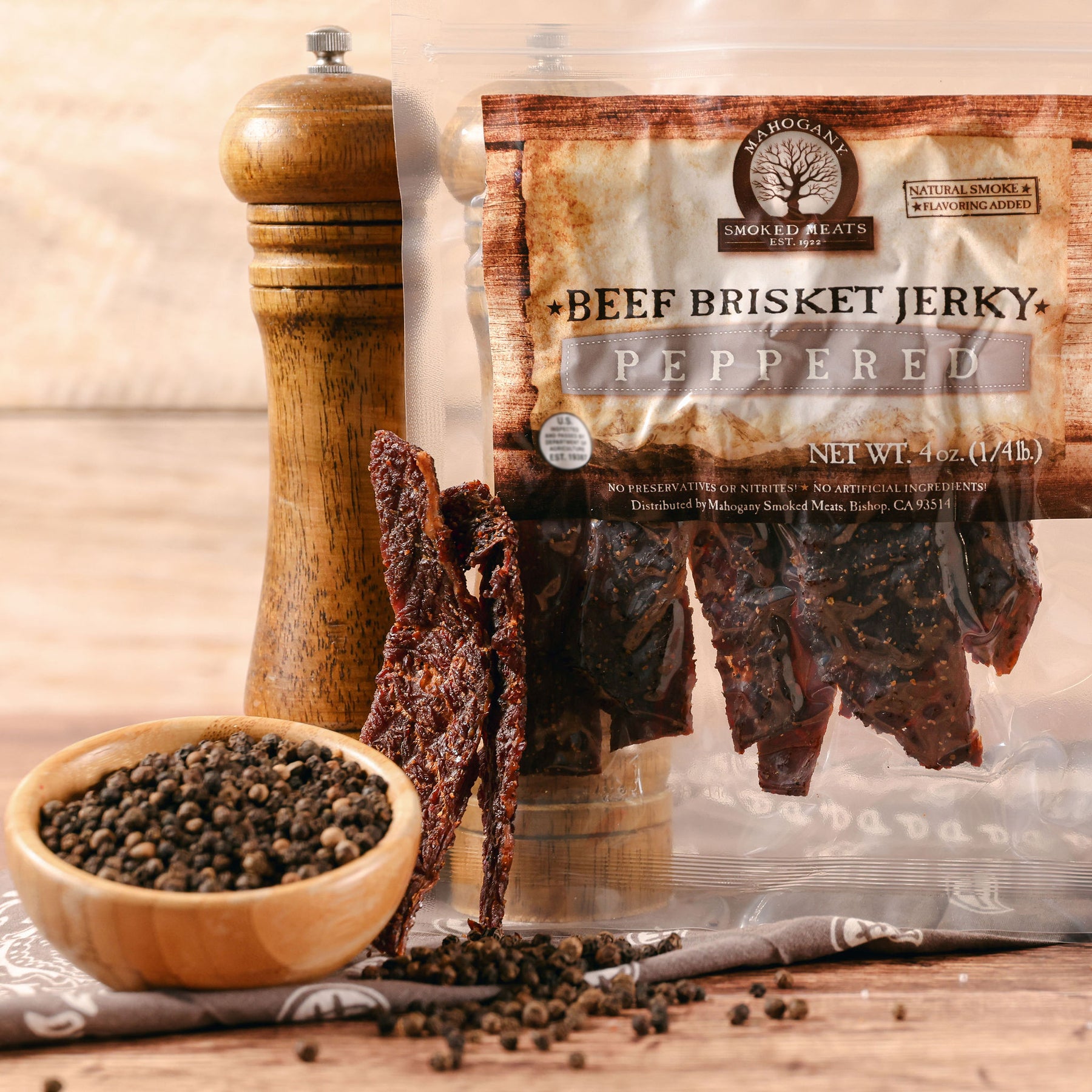 PEPPERED BRISKET JERKY